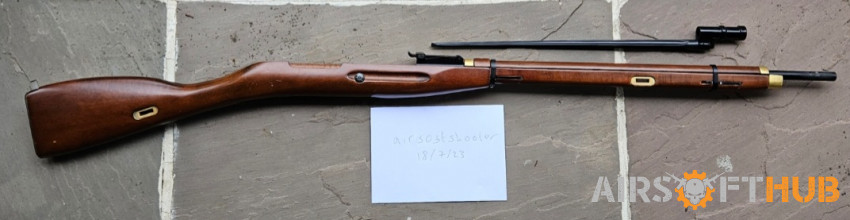 S&T Wood Mosin Stock - Used airsoft equipment