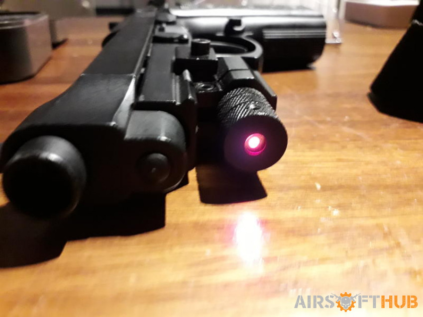 Airsoft pistol with laser sigh - Used airsoft equipment