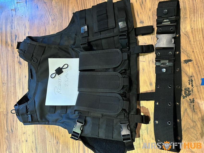 Black Tactical Gear Bundle - Used airsoft equipment