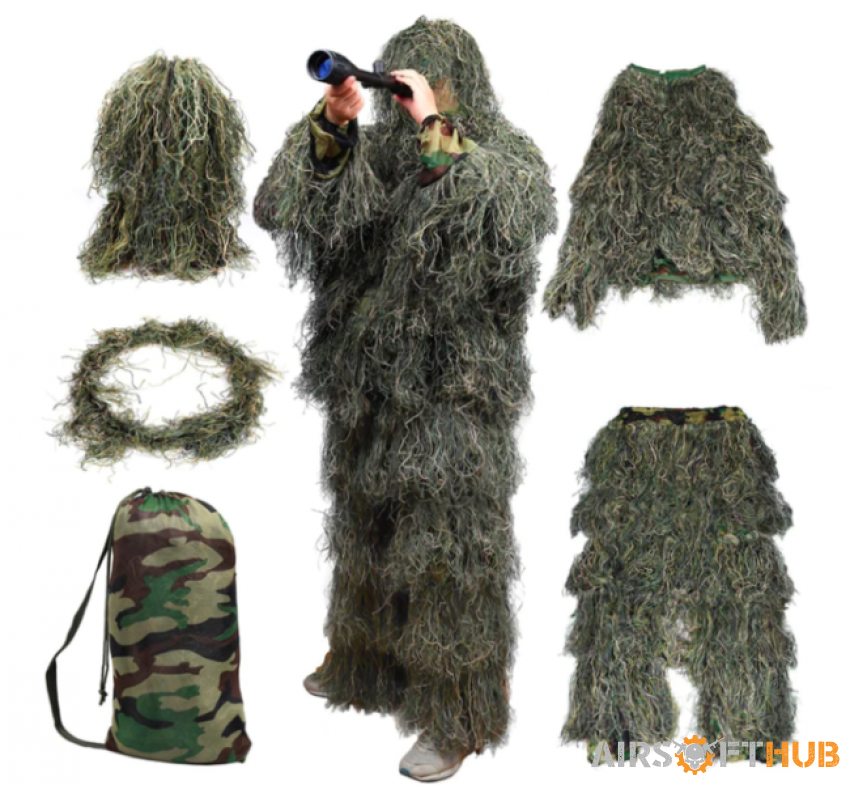 Goetland 3D Ghillie 5pc Suit - Used airsoft equipment
