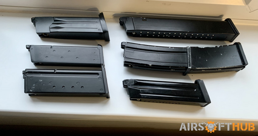 Various Gas Mags - Used airsoft equipment