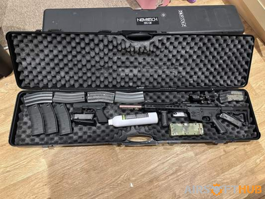 G&G CM15 KR 10" + EXTRAS - Used airsoft equipment