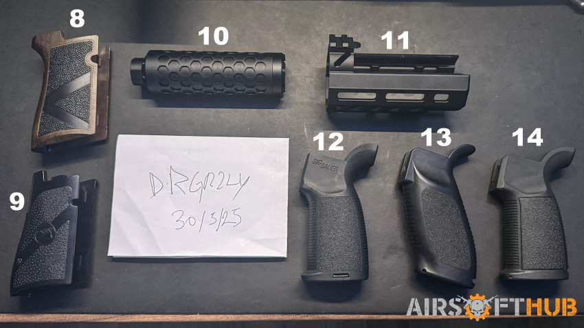 aeg and gbb accessories - Used airsoft equipment