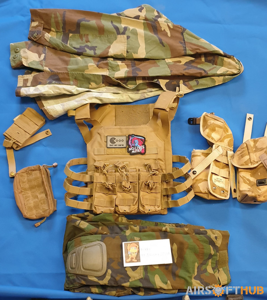 Plate Carrier Set - Used airsoft equipment