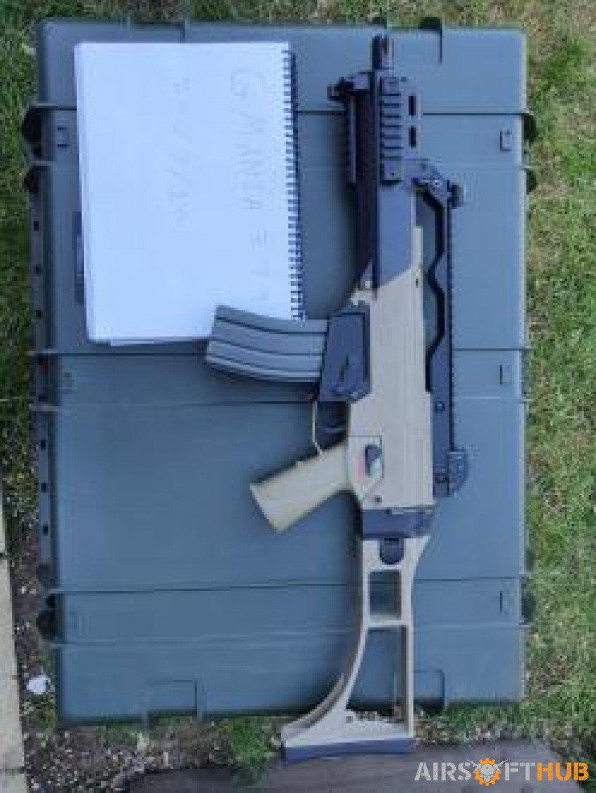 G36c with M4 mag adapter - Used airsoft equipment