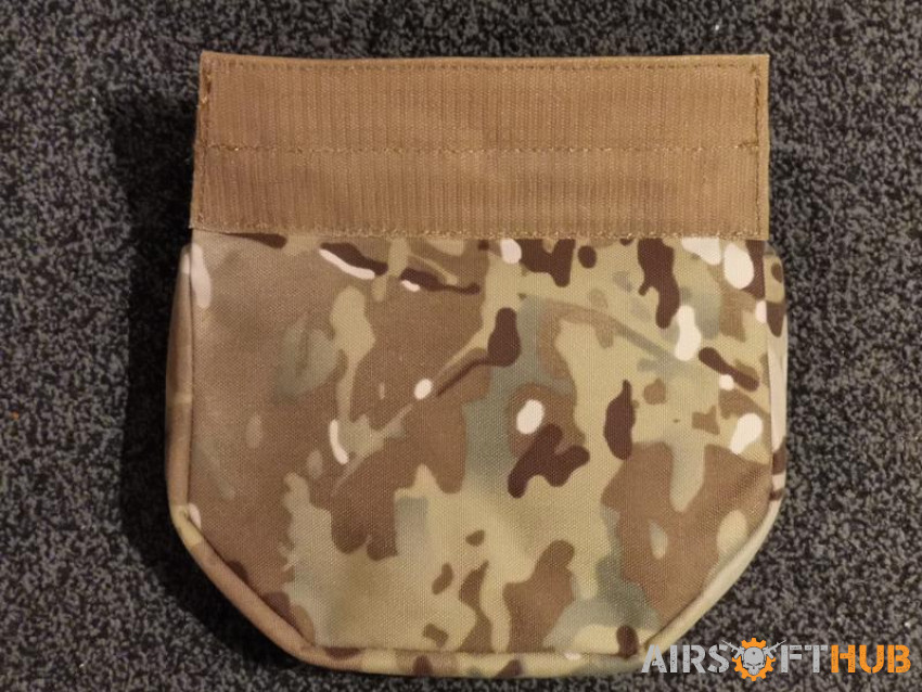 Drop down utility pouch in MTP - Used airsoft equipment