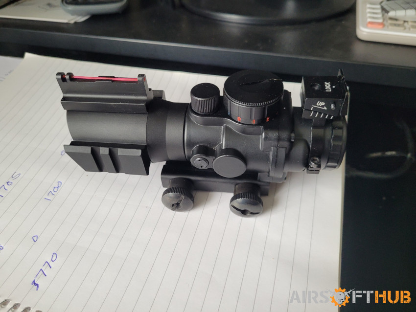 4x32 DUAL ILL TACTICAL SCOPE - Used airsoft equipment