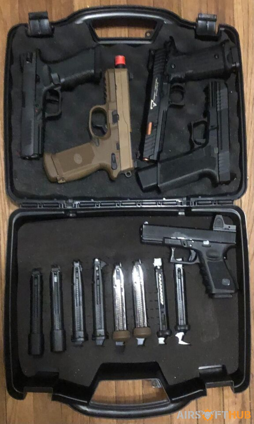 GBB Gas Blowback Pistols - Used airsoft equipment