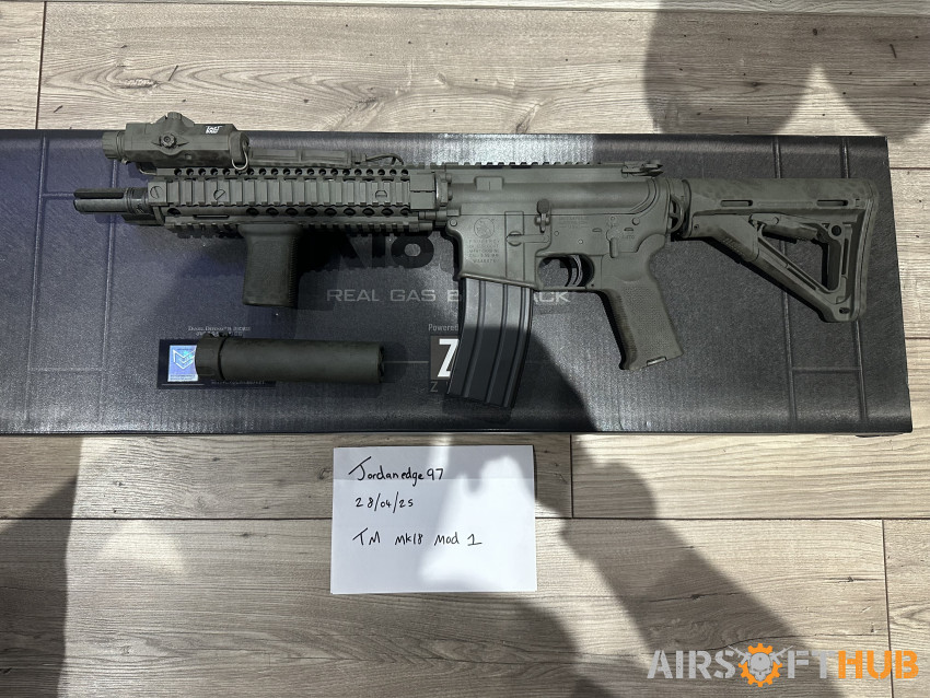 Tokyo Marui Mk18 mod1 MWS - Used airsoft equipment