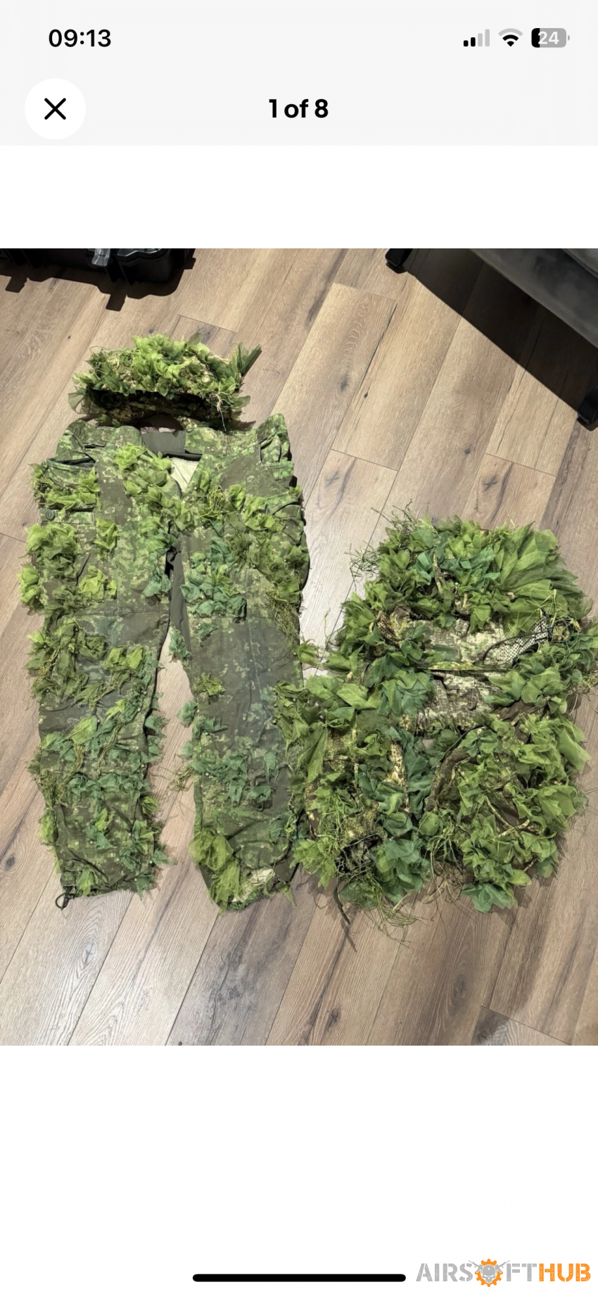 Complete Ghillie sniper bundle - Used airsoft equipment