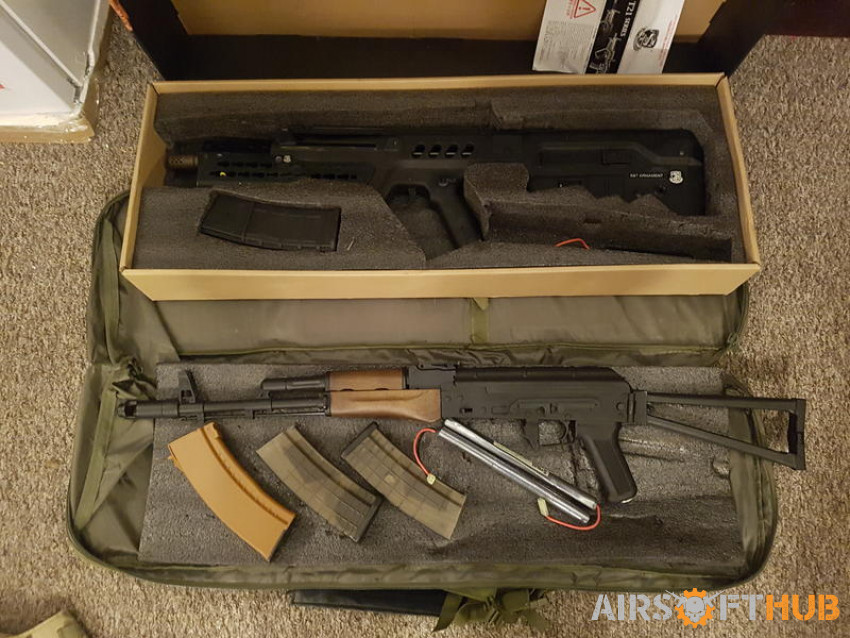 S&T TAR 21 & Plastic body AK47 - Used airsoft equipment