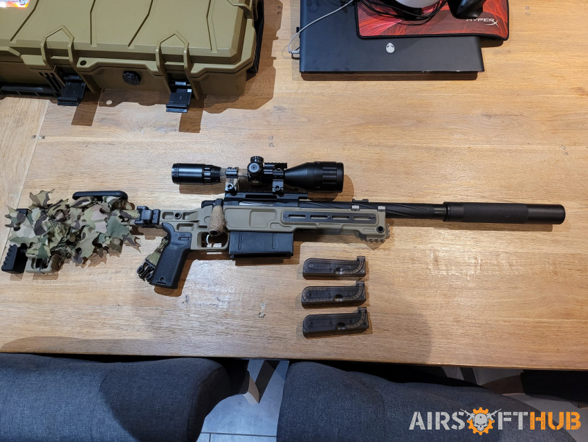Fully Upgraded sniper - Used airsoft equipment