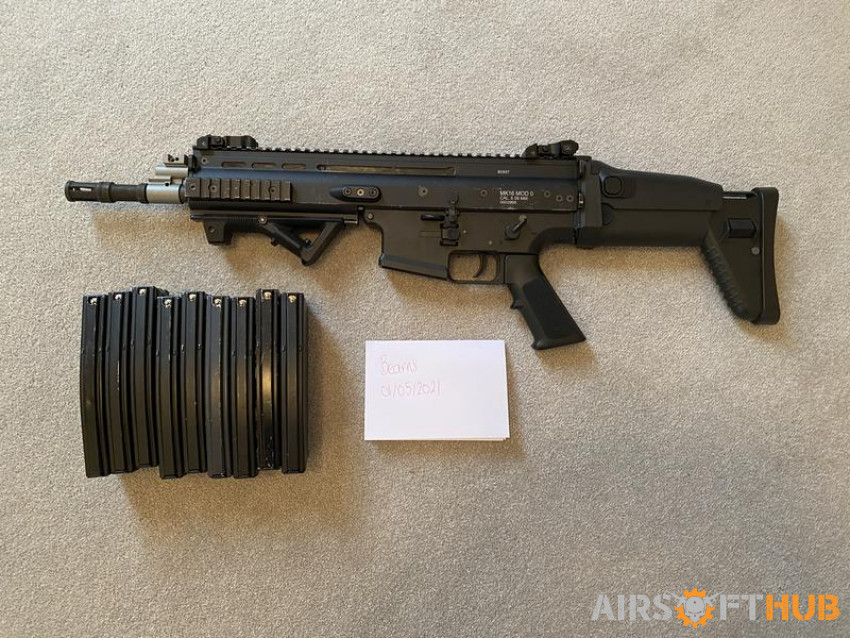 WE Scar L 9 Mags GBBR - Used airsoft equipment