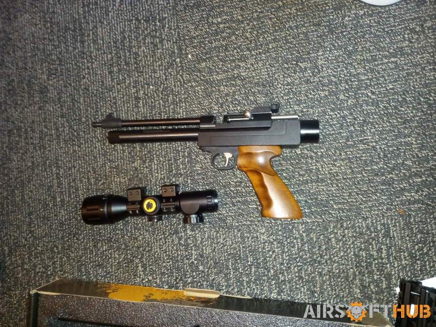 cp2 .22 custom air rifle - Used airsoft equipment