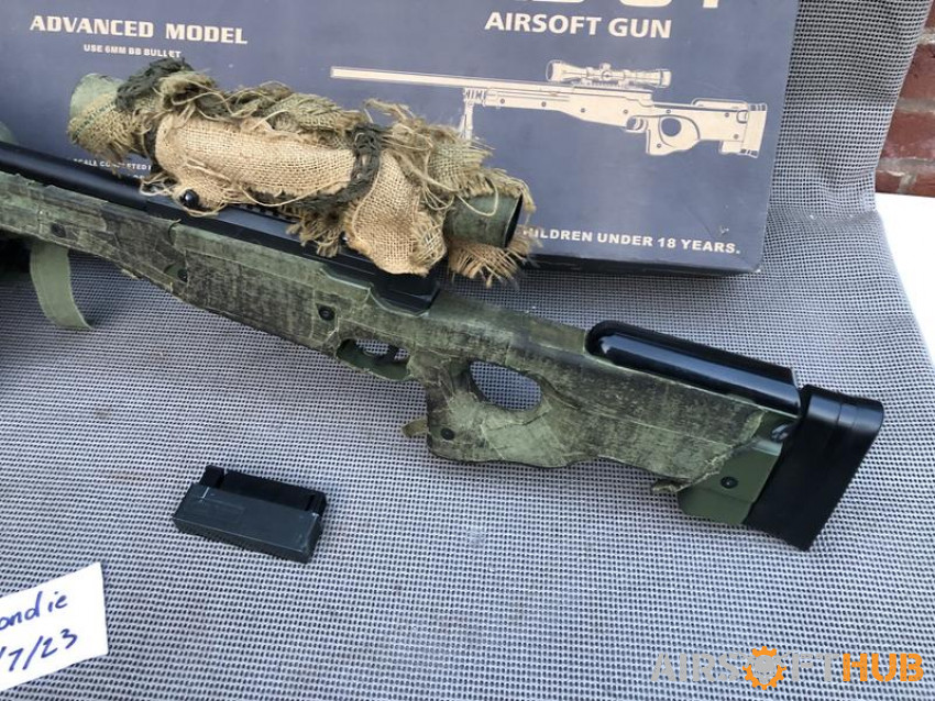 WELL MB01 ghille sniper - Used airsoft equipment