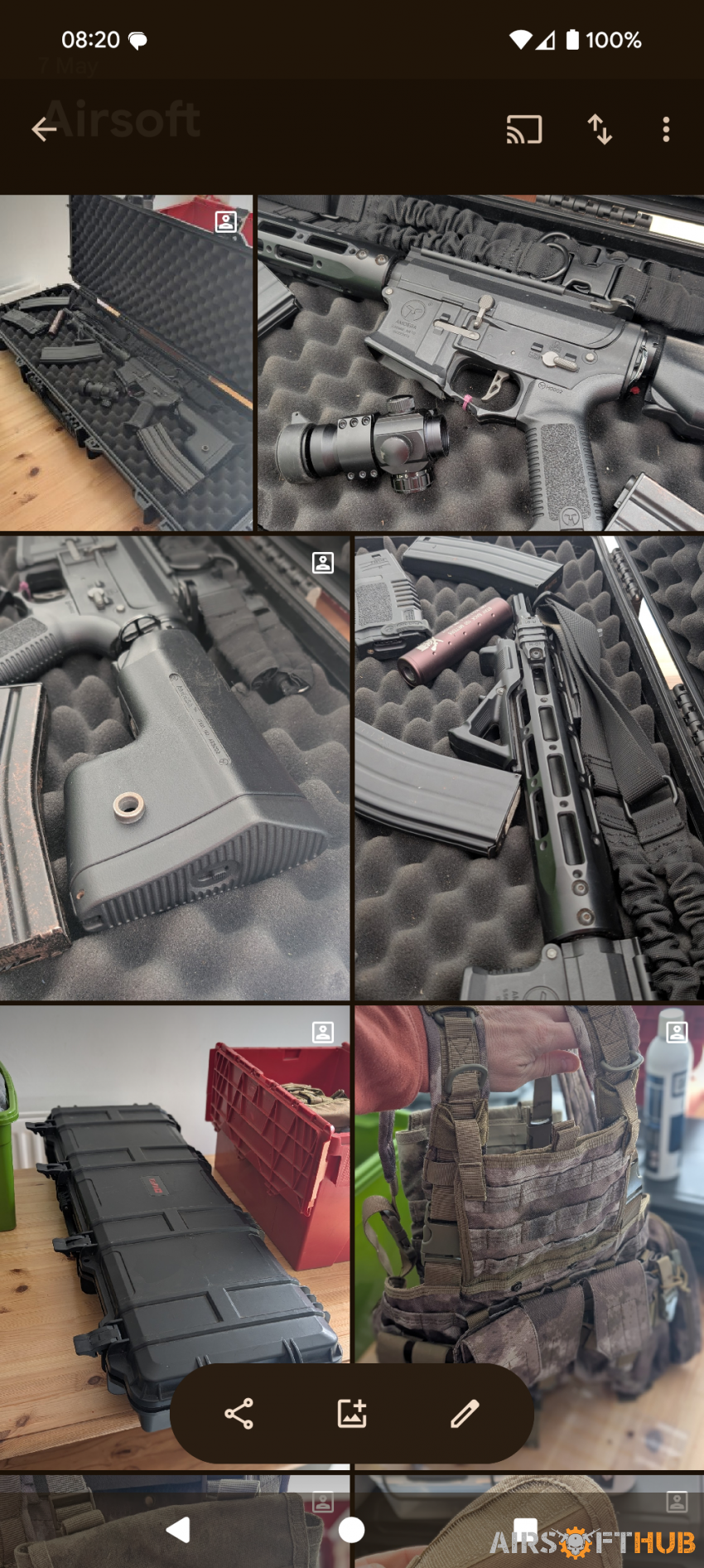 Ares AM-009 full Airsoft setup - Used airsoft equipment