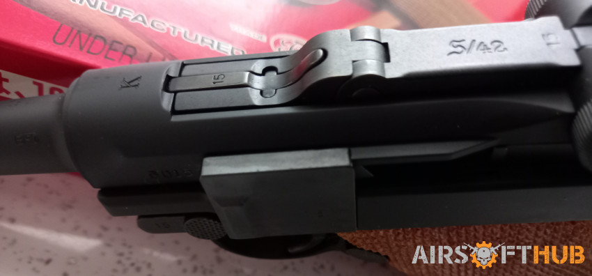 LUGAR P08 PISTOL. - Used airsoft equipment