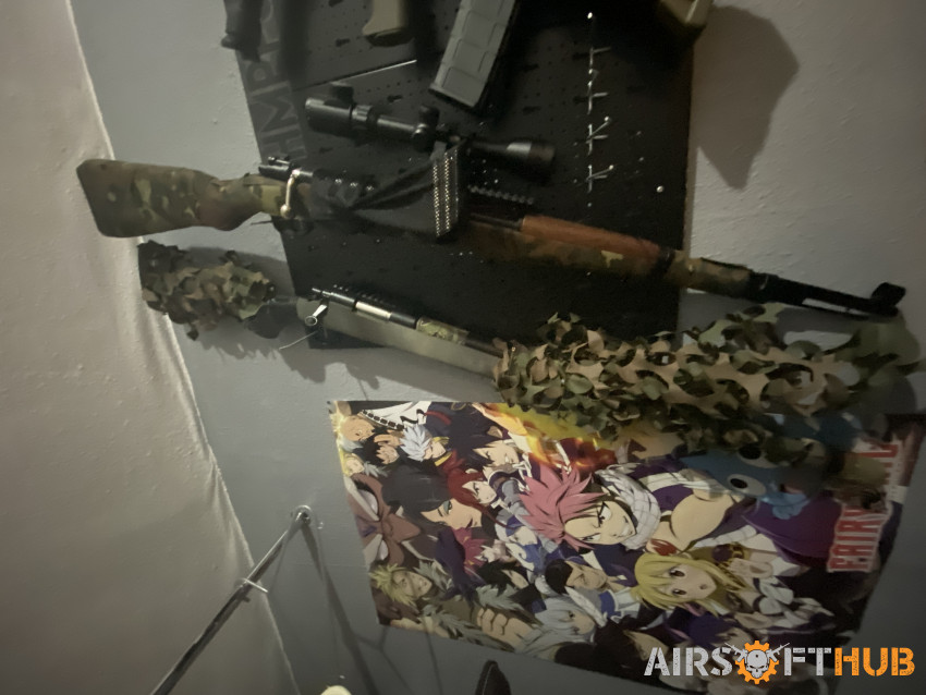 Swiss arms vsr10 W/ghillie - Used airsoft equipment