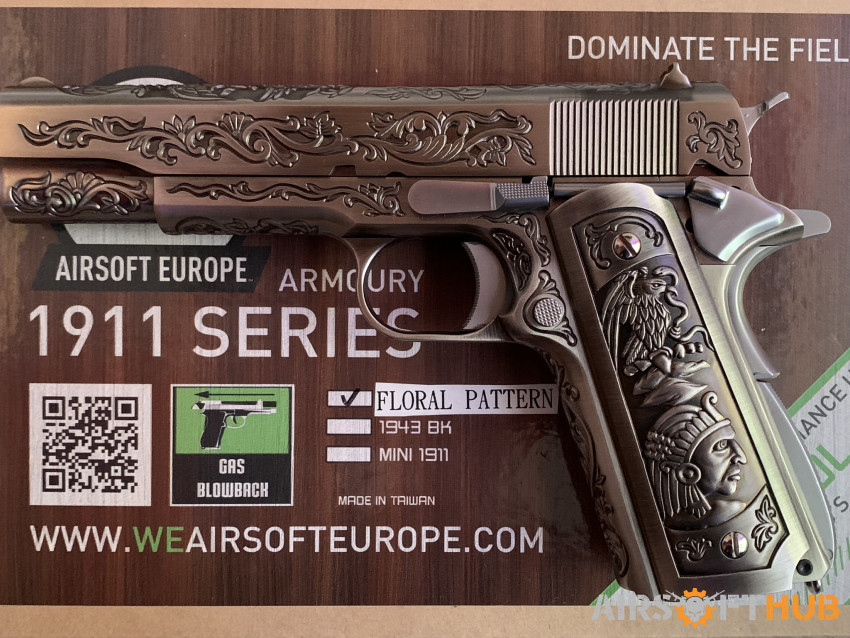 WE 1911 Engraved - Used airsoft equipment