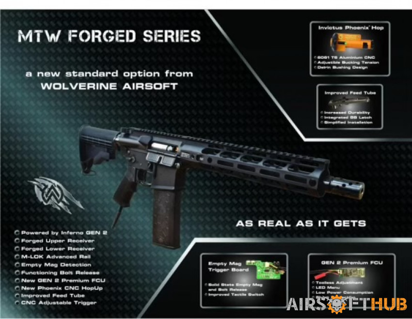 MTW Forge Series 14 - Used airsoft equipment