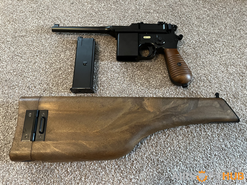 Mauser c96 with WOOD stock - Used airsoft equipment