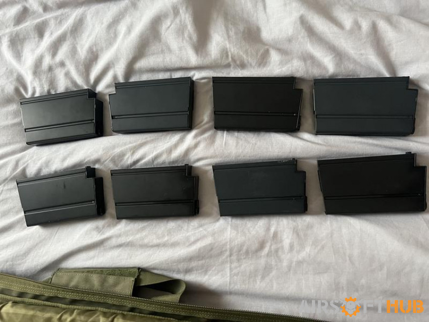 G&G M14 SOC16 & 8 Mags - Used airsoft equipment