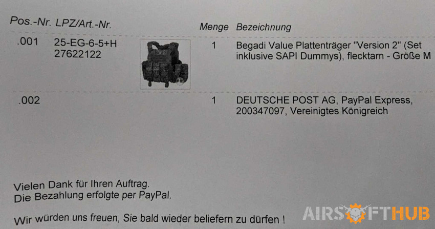 Begadi V2 Flektarn Chest Rig - Used airsoft equipment
