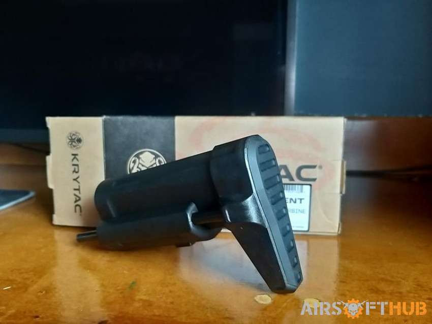 Krytac trident compact stock. - Used airsoft equipment