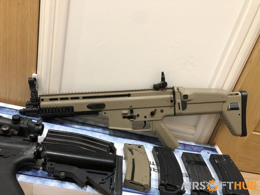 M4 and Scar - Used airsoft equipment