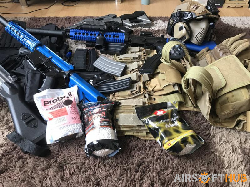 Guns and accessories - Used airsoft equipment