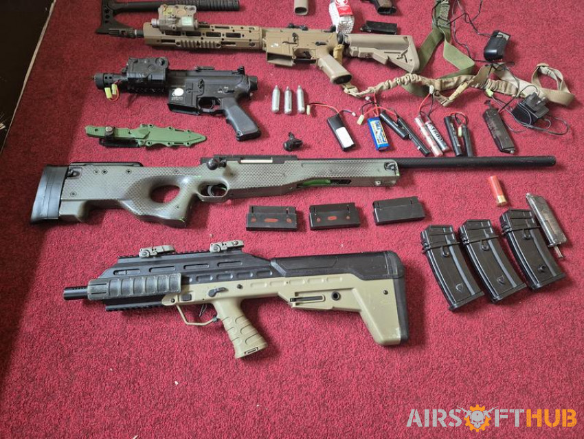 Airsoft gun bundle - Used airsoft equipment