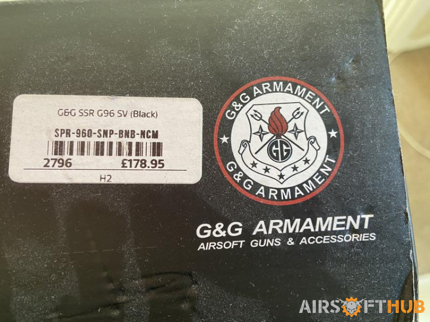 G&G Spring G96 SV (Black) - Used airsoft equipment