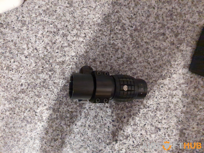 Airsoft 3x magnifier - Used airsoft equipment