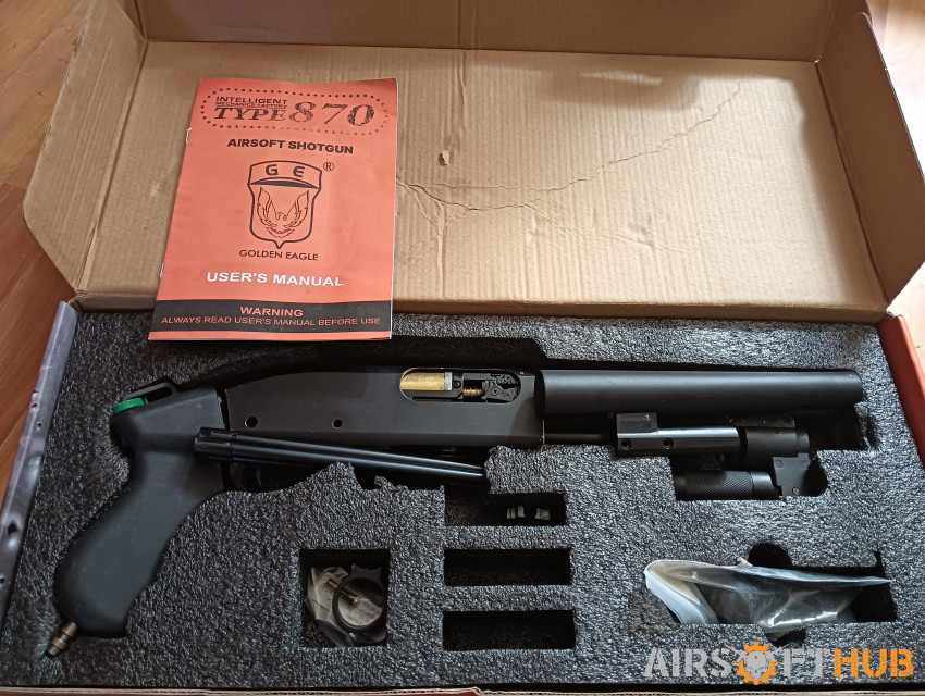 GE type 870 shotgun - Used airsoft equipment