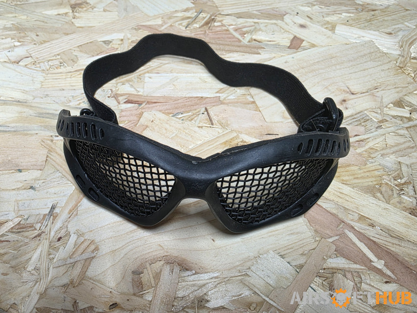 Black Mesh Glasses - Used airsoft equipment