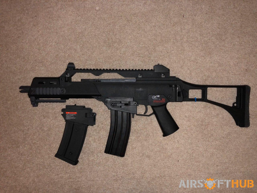 G&G G36C INCLUDING M4 magwell. - Used airsoft equipment