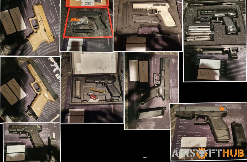 ALL FOR SALE - Used airsoft equipment