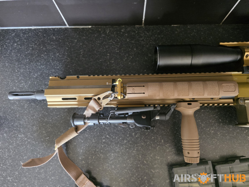 Upgraded HK G28 DMR - Used airsoft equipment