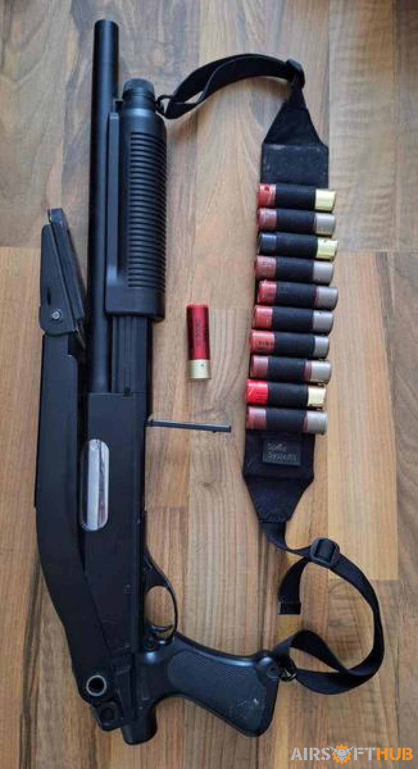 Spring tri-shot shotgun - Used airsoft equipment