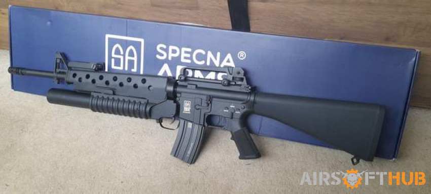 Spenca arms m16 with launcher - Used airsoft equipment