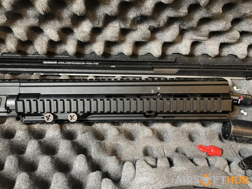 HK417 UPPER, OUTER BARREL, RIL - Used airsoft equipment