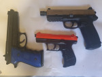 Beretta M9,Walther P99 & FNX45 - Used airsoft equipment