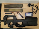 P90 + 2 Mags + Batts + Charger - Used airsoft equipment