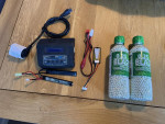 Charger, bbs, battery - Used airsoft equipment