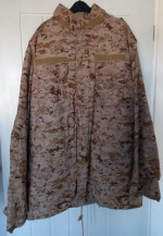 DESERT CAMO JACKET . - Used airsoft equipment