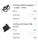 Novrisch antifog unit v2 setup - Used airsoft equipment