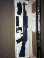 Blue assault rifle - Used airsoft equipment