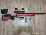 Upgraded M40A3 Sniper Bundle - Used airsoft equipment