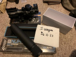 Scope and suppressor - Used airsoft equipment