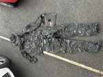 Black Camo Tactical Gear - Used airsoft equipment